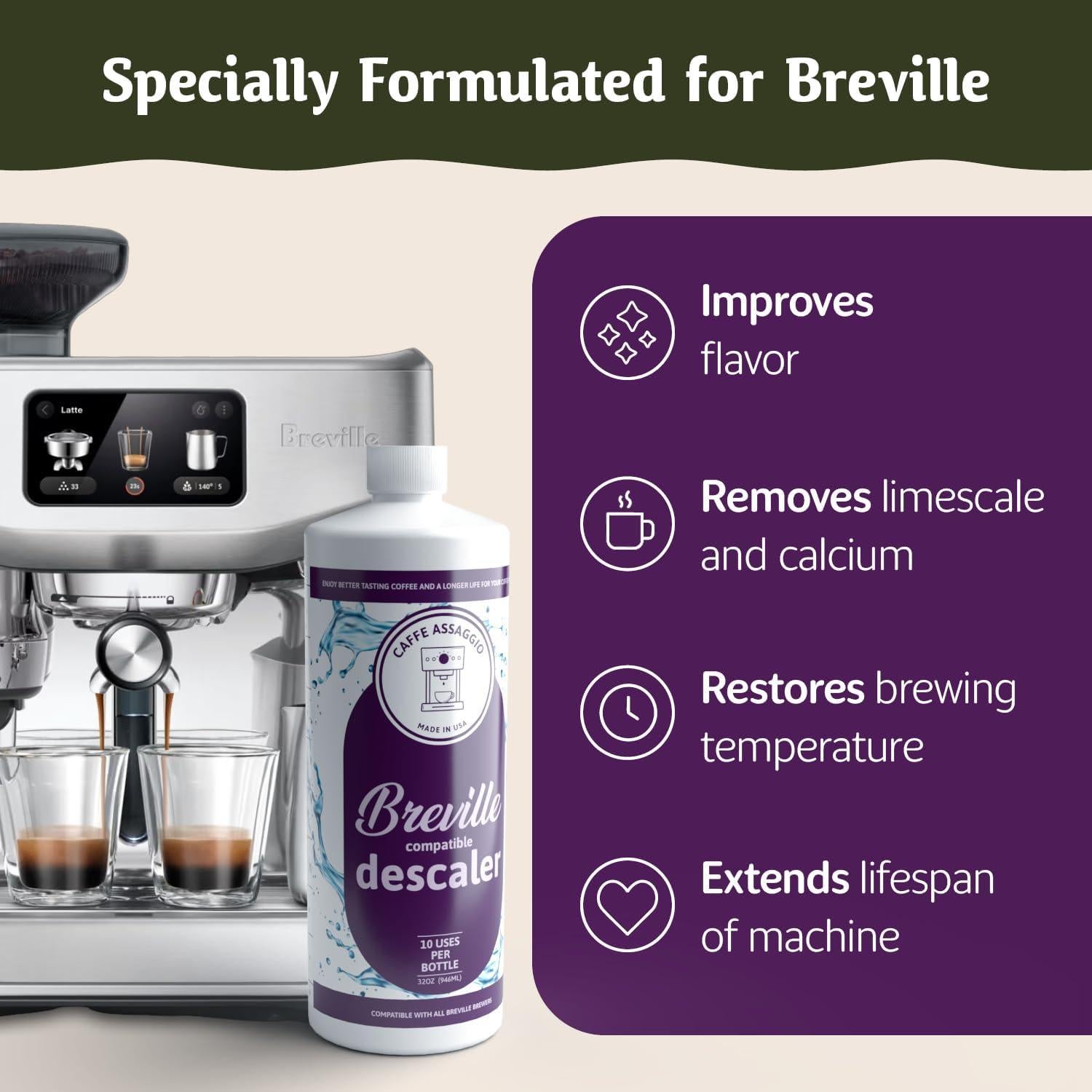 Desincrustante Breville 10 Usos - Limpiador Cafeteras 1.1kg