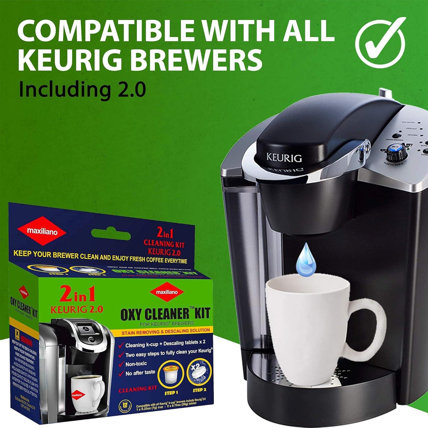 Kit de limpieza profesional Oxy para cafeteras K-Cup Keurig