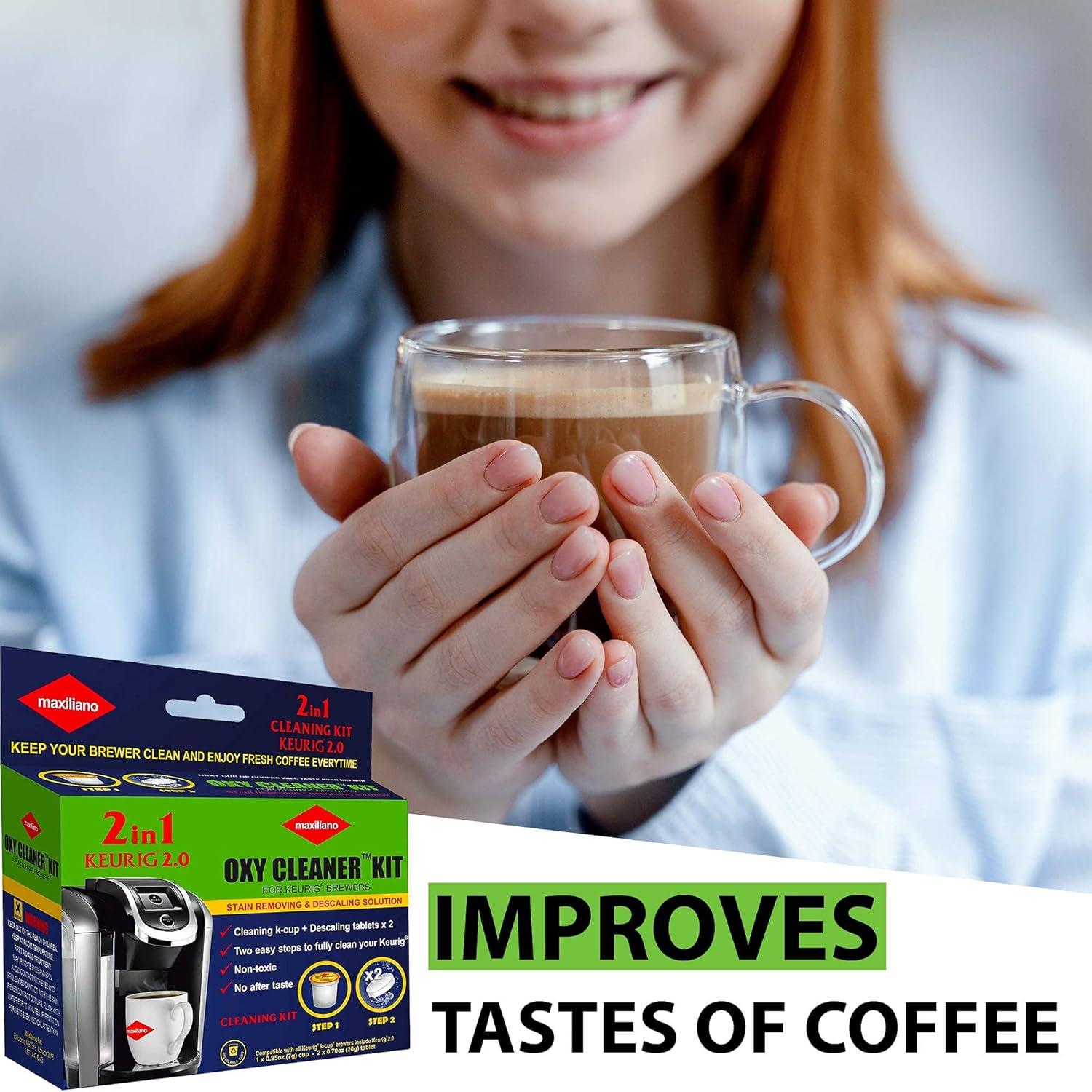 Kit de limpieza profesional Oxy para cafeteras K-Cup Keurig