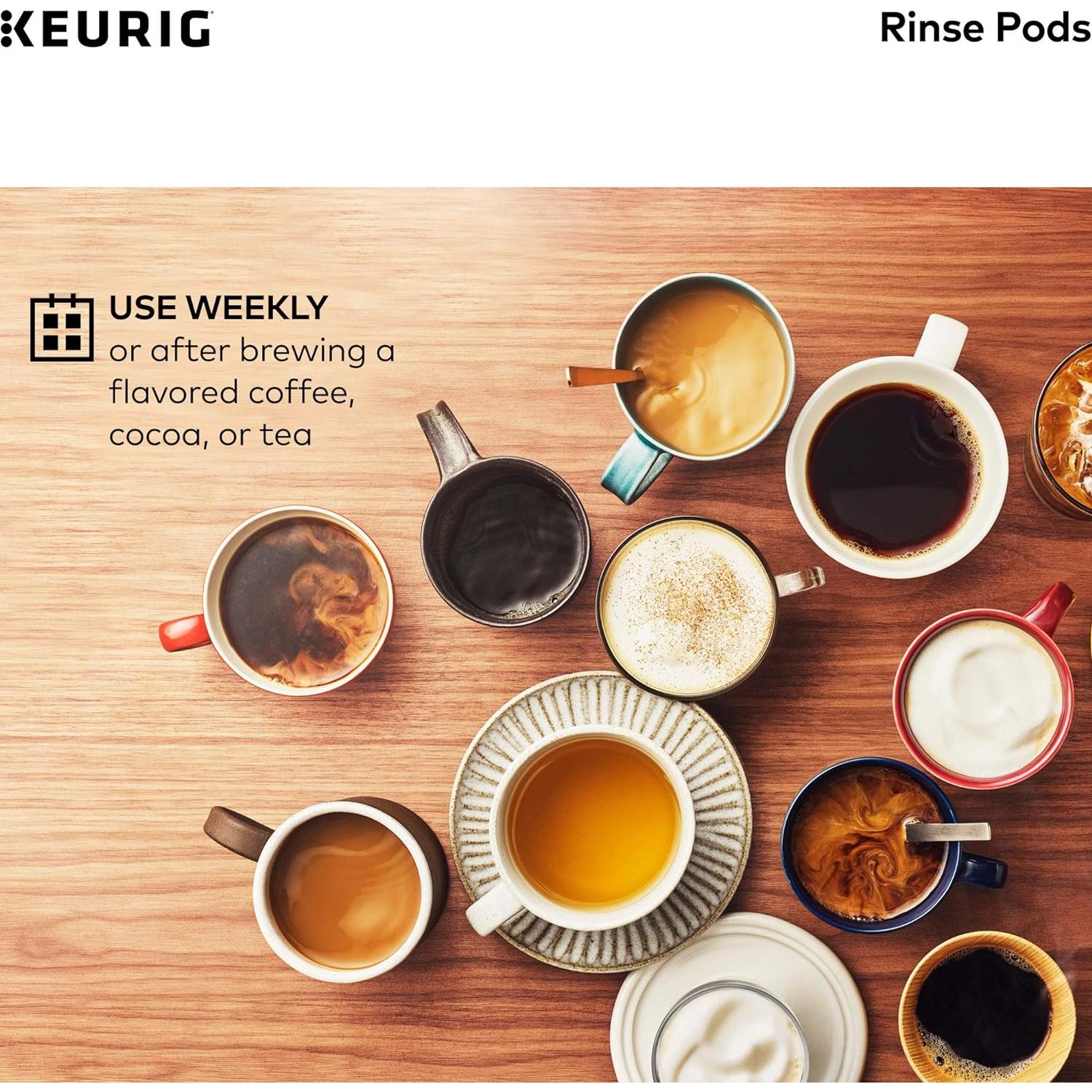 Kit de Limpieza para Cafetera Keurig - Descalcificador y 4 Cápsulas