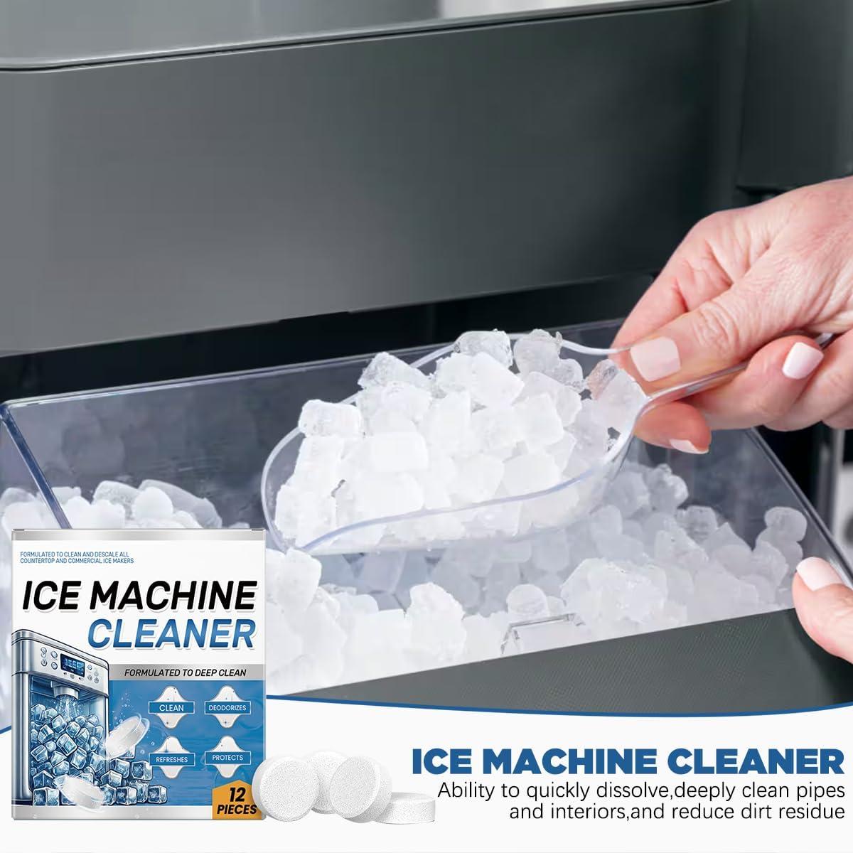 Limpiador de Máquina de Hielo - 24 Tabletas para Limpieza Eficaz