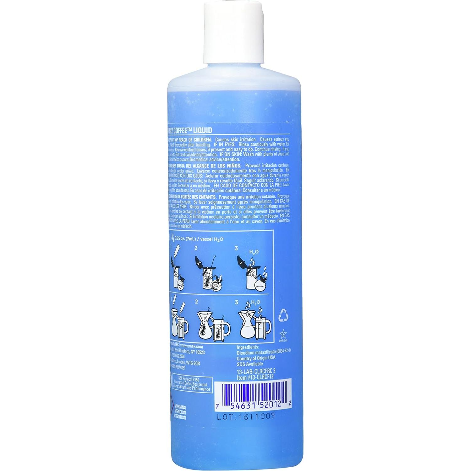 Limpiador de Cafeteras Urnex Clearly 414 ml - Elimina Aceites