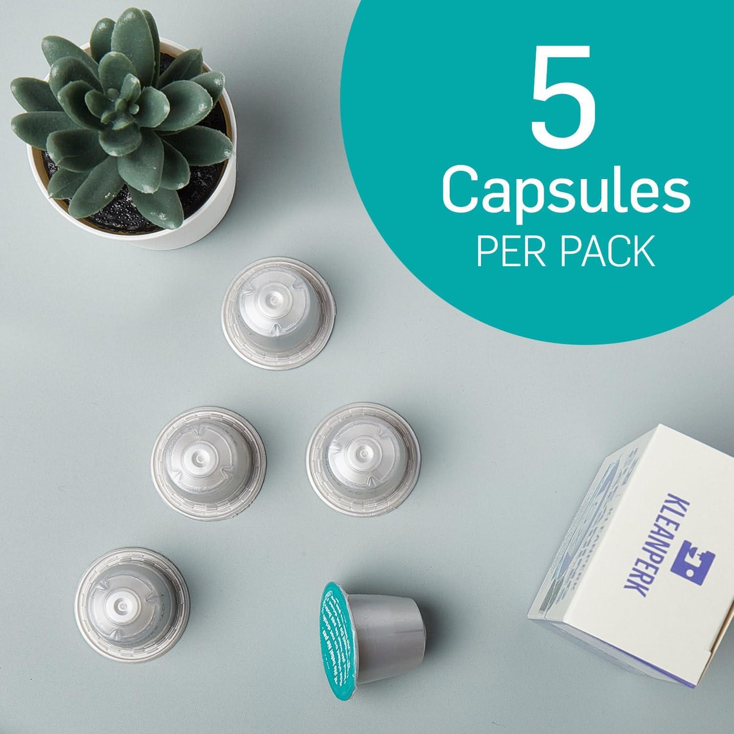 5 Cápsulas de Limpieza KLEANPERK para Nespresso Original