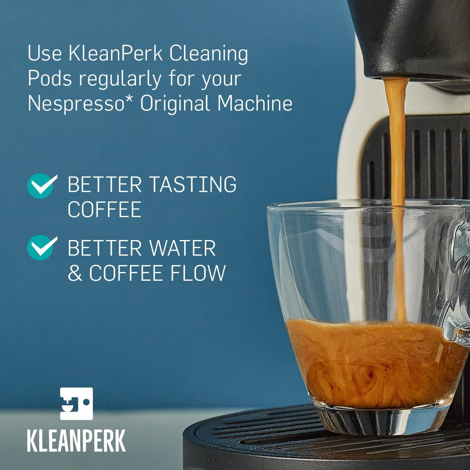 5 Cápsulas de Limpieza KLEANPERK para Nespresso Original
