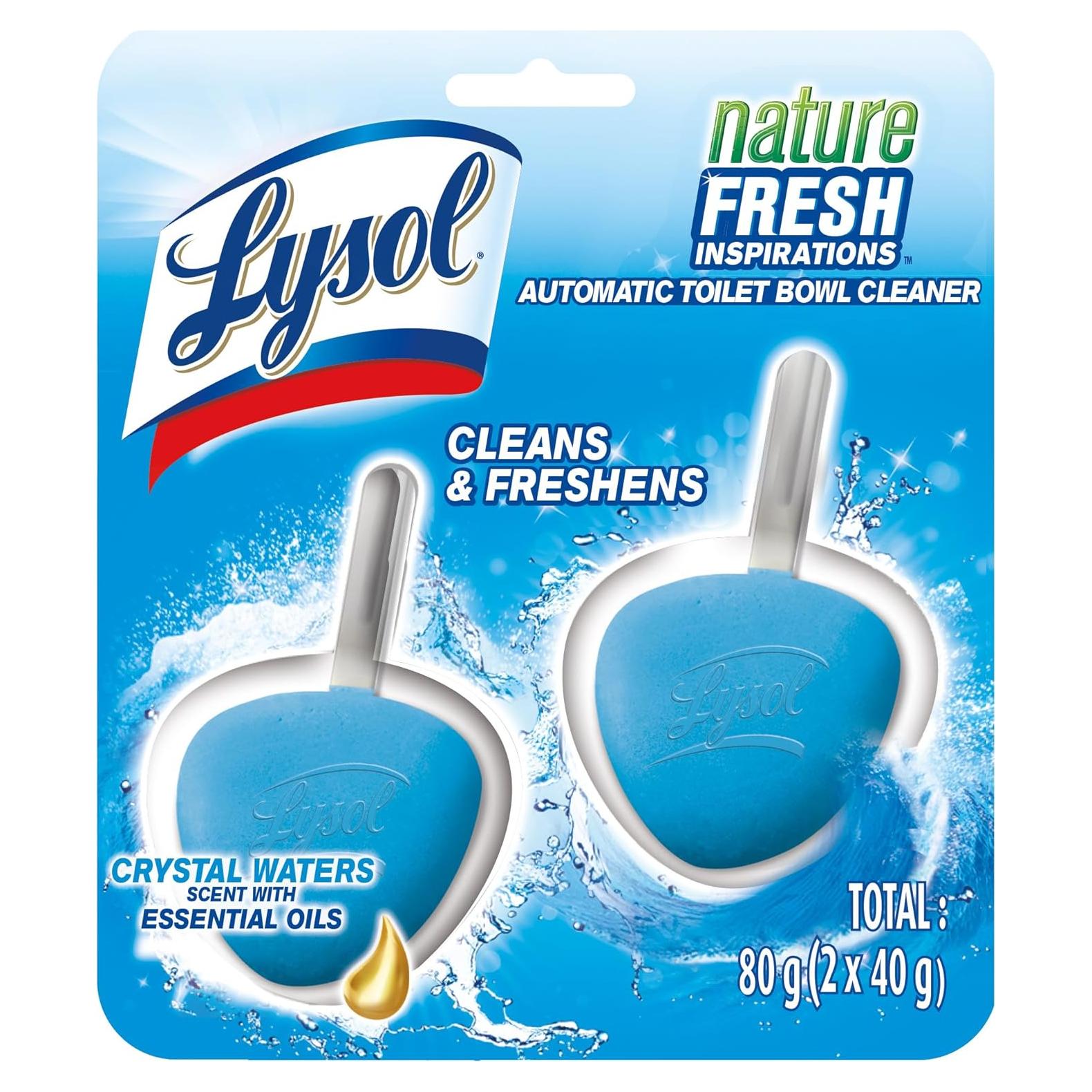 Limpiador Automático de Inodoro Lysol, Aroma Fresco Atlántico, 1 Unidad