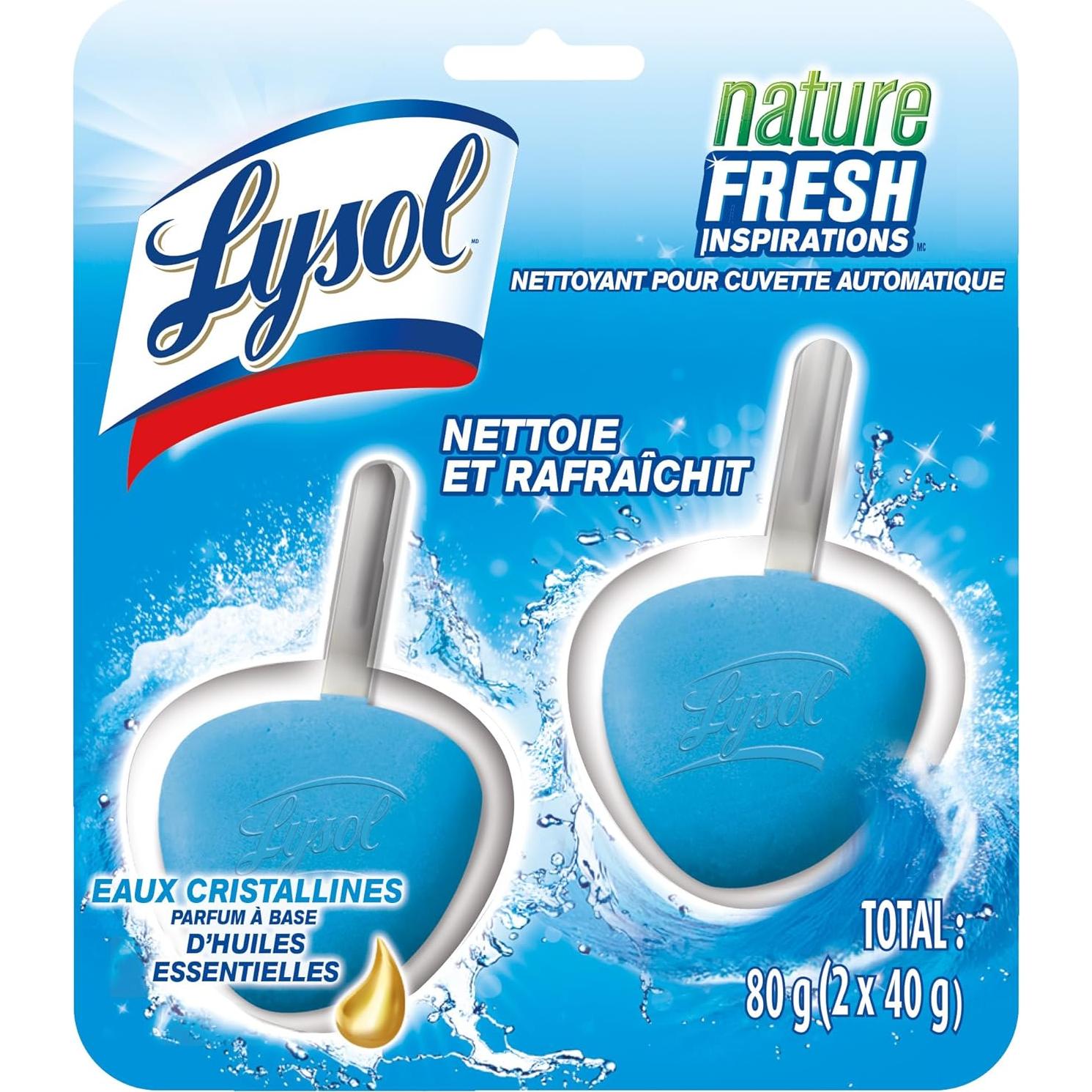 Limpiador Automático de Inodoro Lysol, Aroma Fresco Atlántico, 1 Unidad