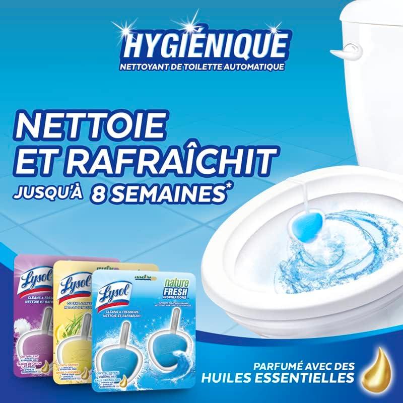 Limpiador Automático de Inodoro Lysol, Aroma Fresco Atlántico, 1 Unidad