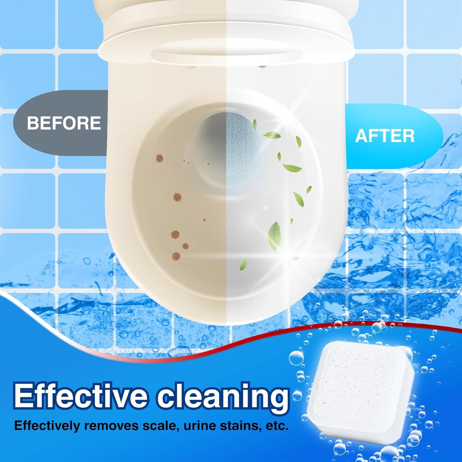 Tabletas de Limpieza de Inodoro OceanBreezy 24-Pack Ecológicas