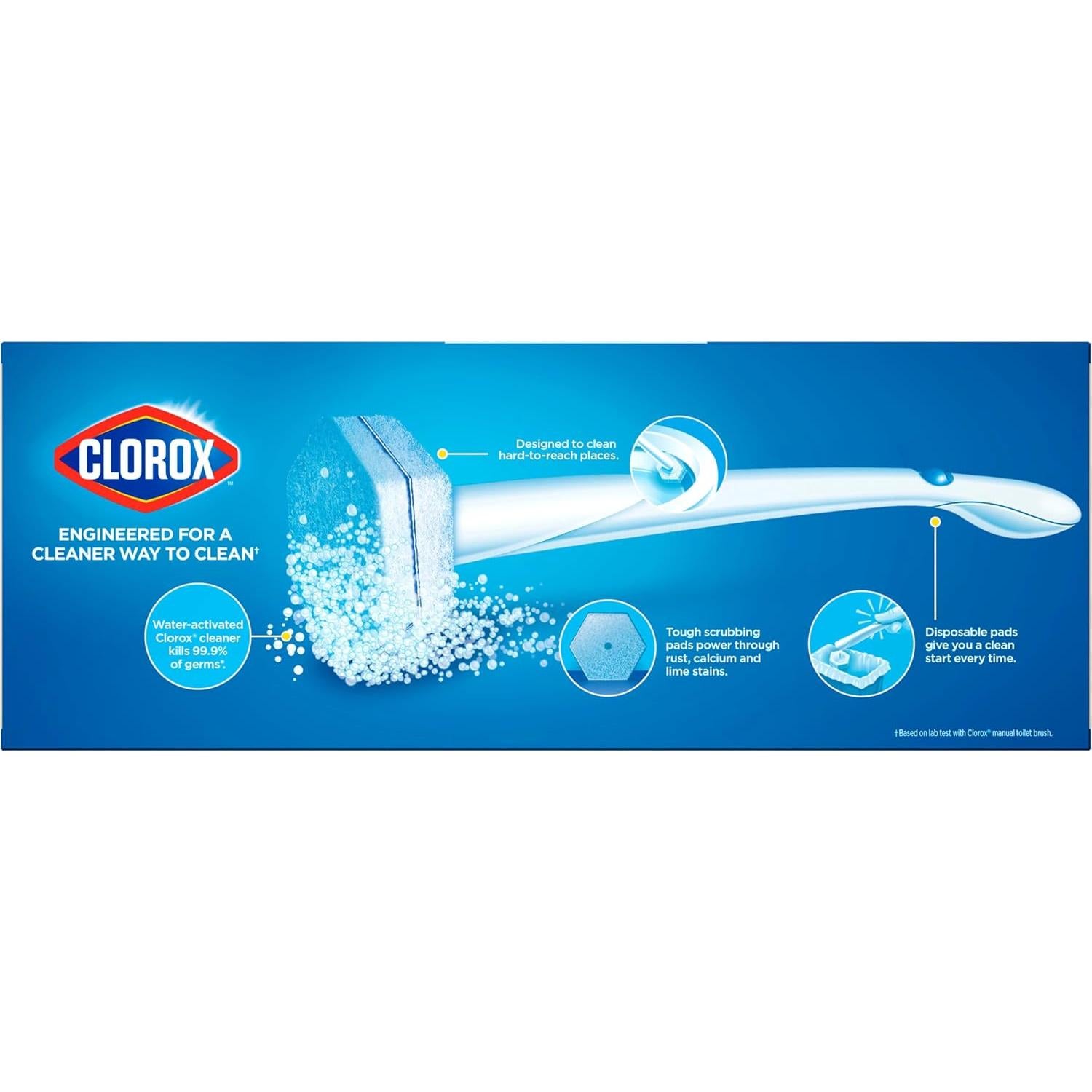 Rellenos de Limpieza Clorox ToiletWand 10 Almohadillas Desinfectantes