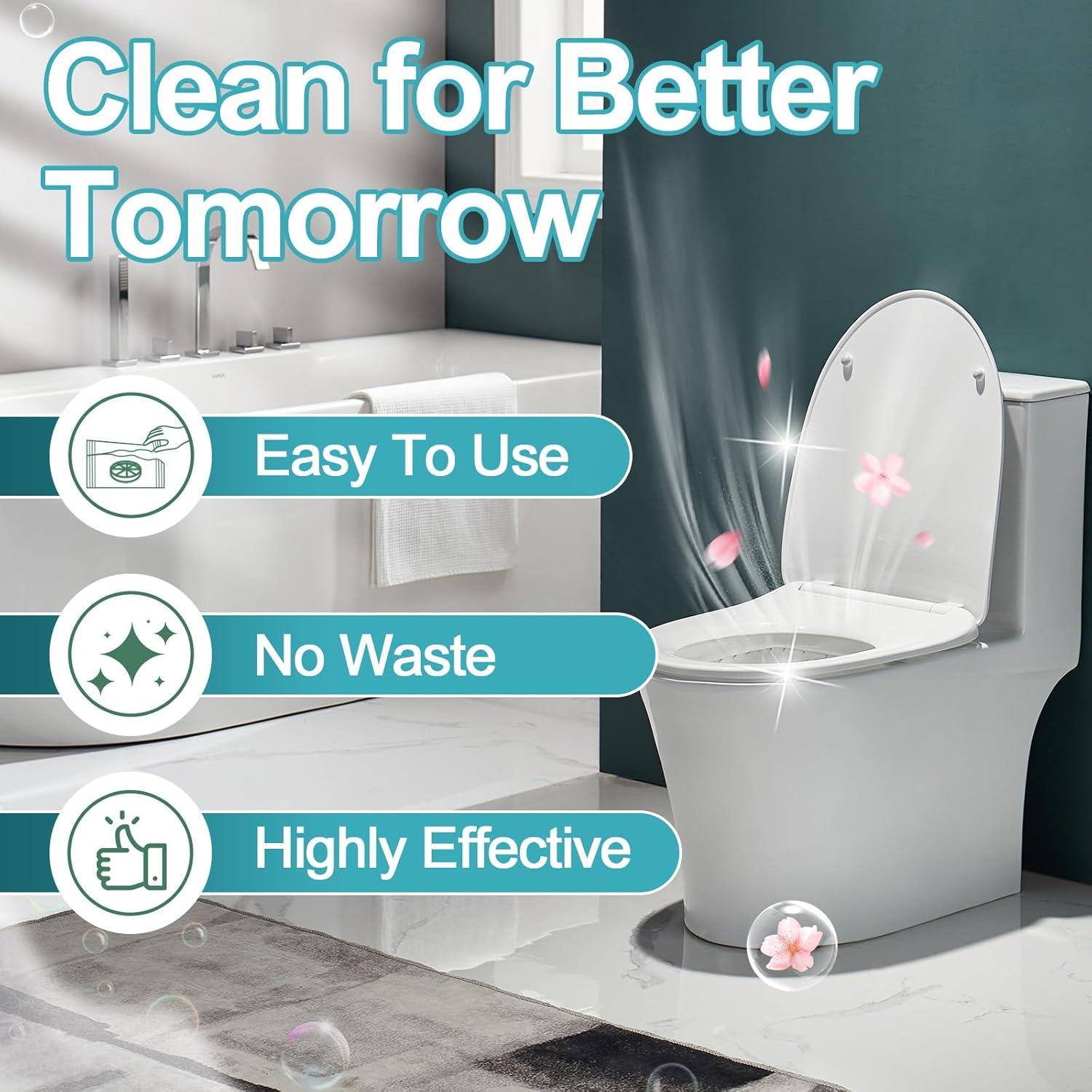 Tabletas Limpiadoras de Inodoro Msvvko 40 Paquetes 2.65 oz