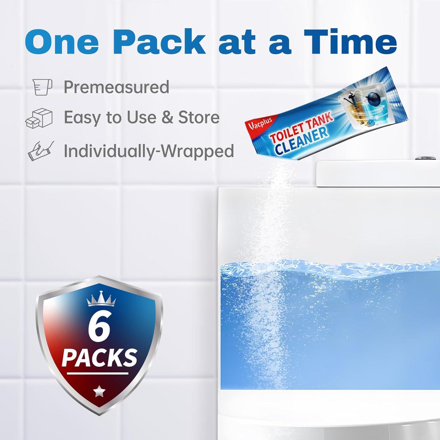 Limpiador de Tanque de Inodoro Vacplus - 6 Tabletas Desincrustantes