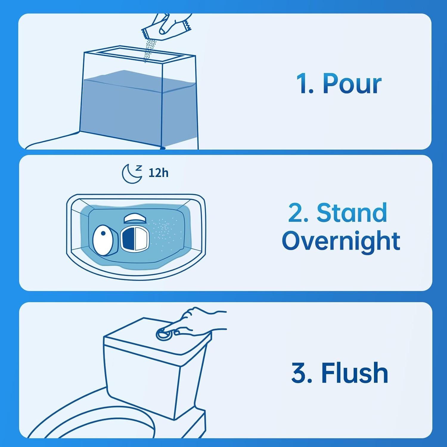 Limpiador de Tanque de Inodoro Vacplus - 6 Tabletas Desincrustantes