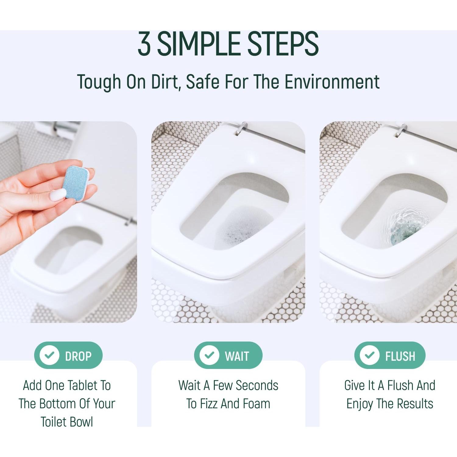 Tabletas de Limpieza de Inodoro Ecológicas BAMBOEARTH - 24 Unidades