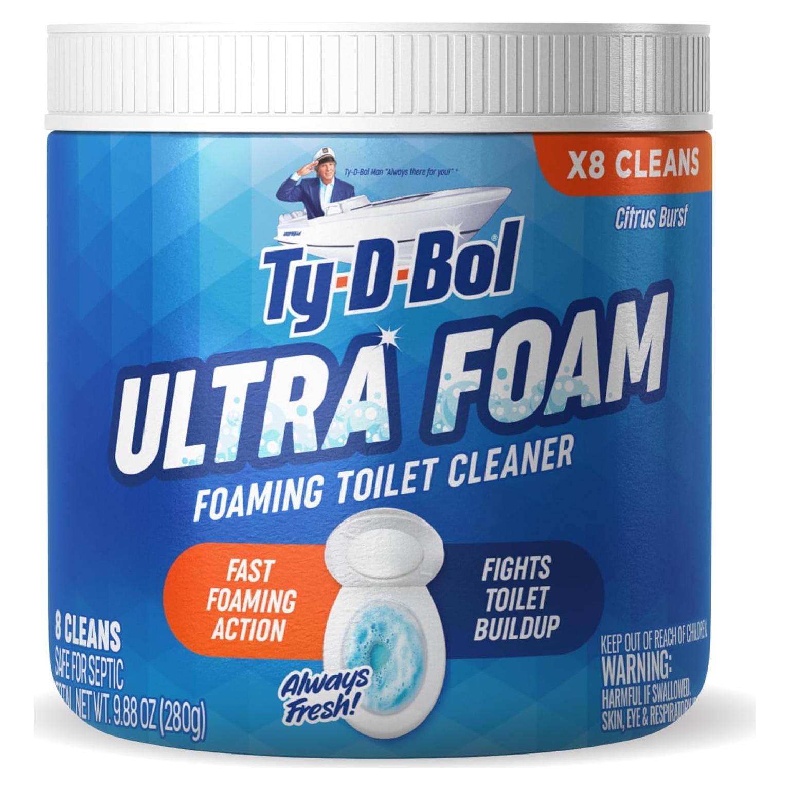 Limpiador de Inodoro Ty-D-Bol Ultra Foam 340g - Aroma Cítricos