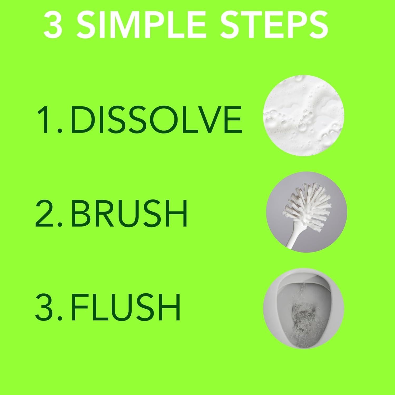 Tiras Limpiadoras de Inodoro Eco Solve 60 Unidades Ecológicas