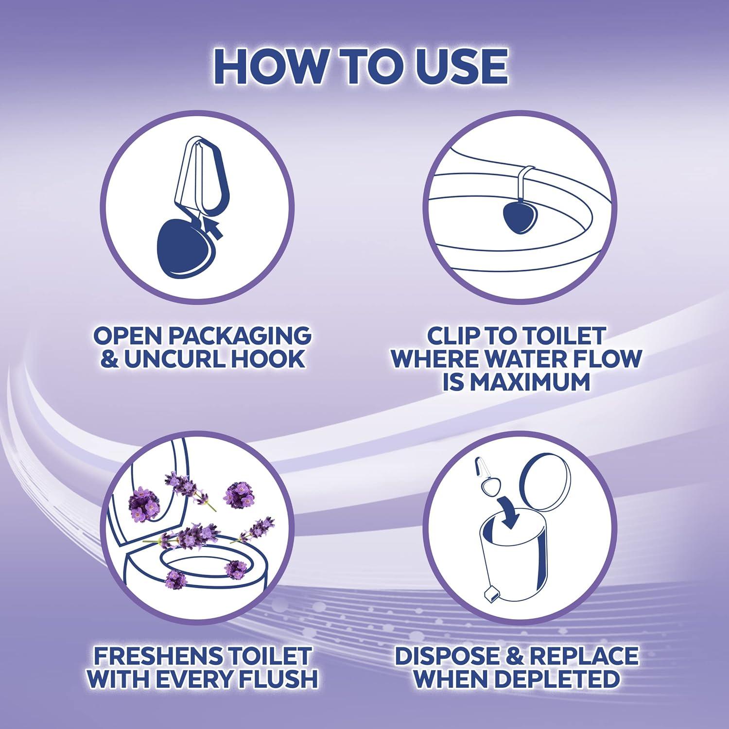 Limpiador Automático de Inodoro Lysol Lavanda 2 Unidades