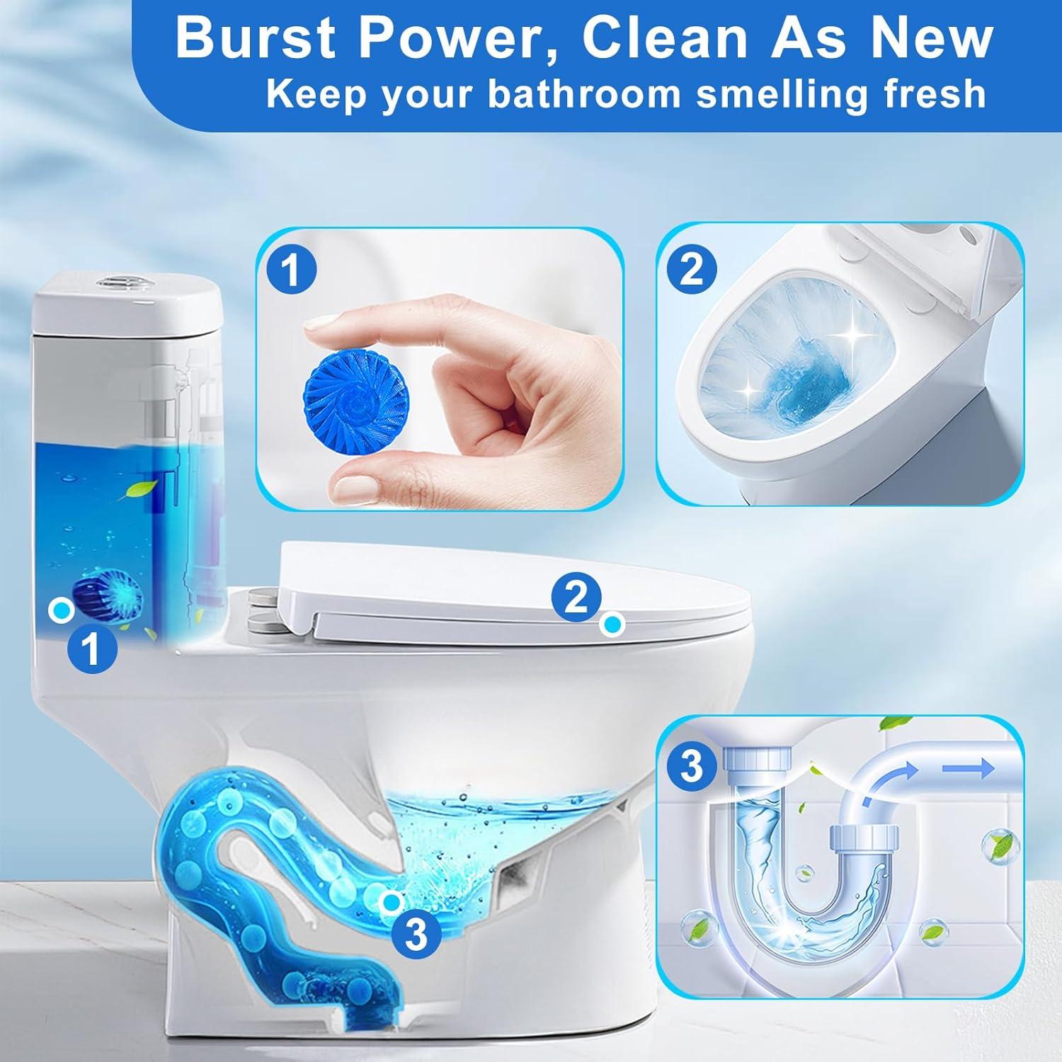 Pastillas Limpiadoras de Inodoro Msvvko 16 Paquetes 75 g