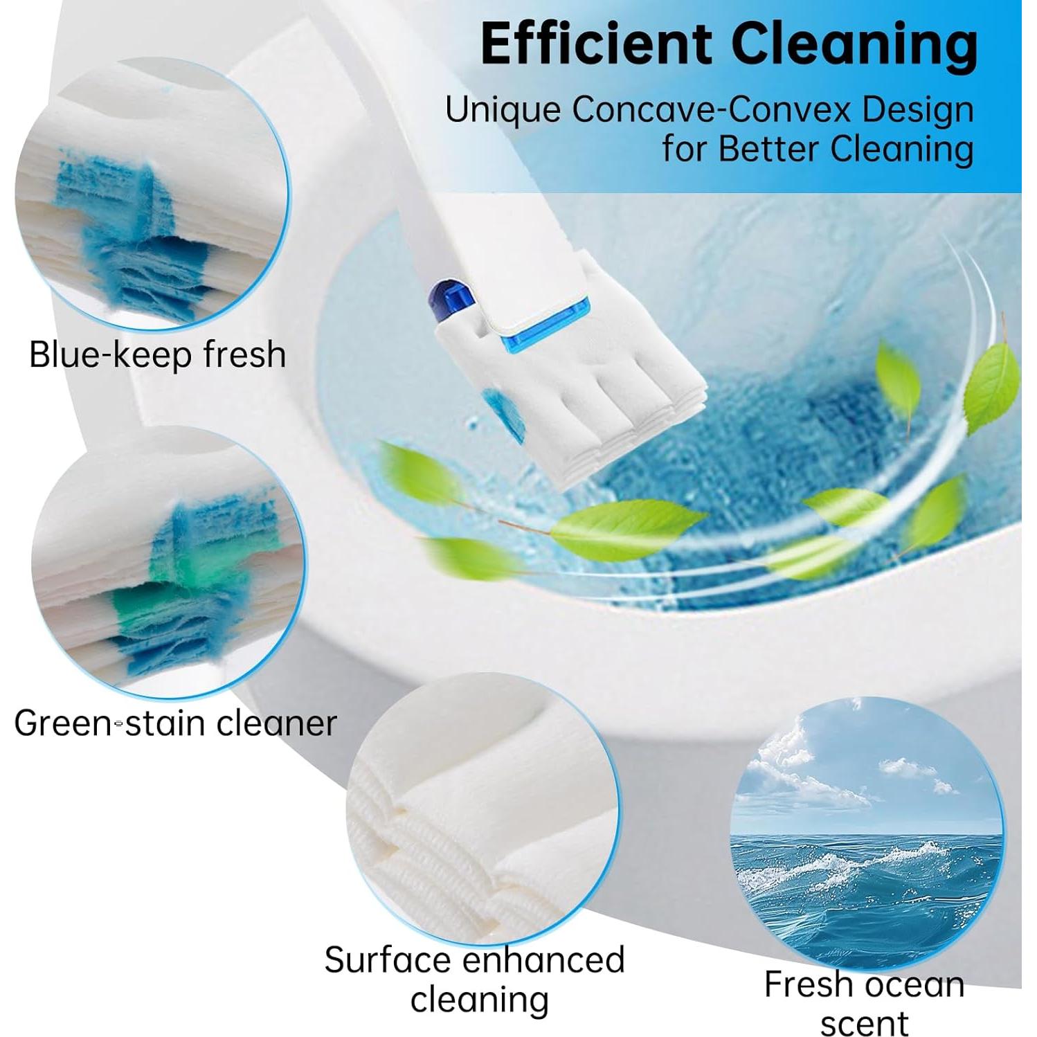 Recargas Desechables para Cepillo de Inodoro Ajrwiiy - 24 Unidades