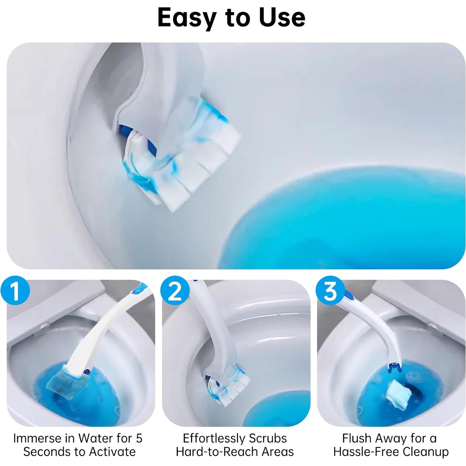 Recargas Desechables para Cepillo de Inodoro Ajrwiiy - 24 Unidades