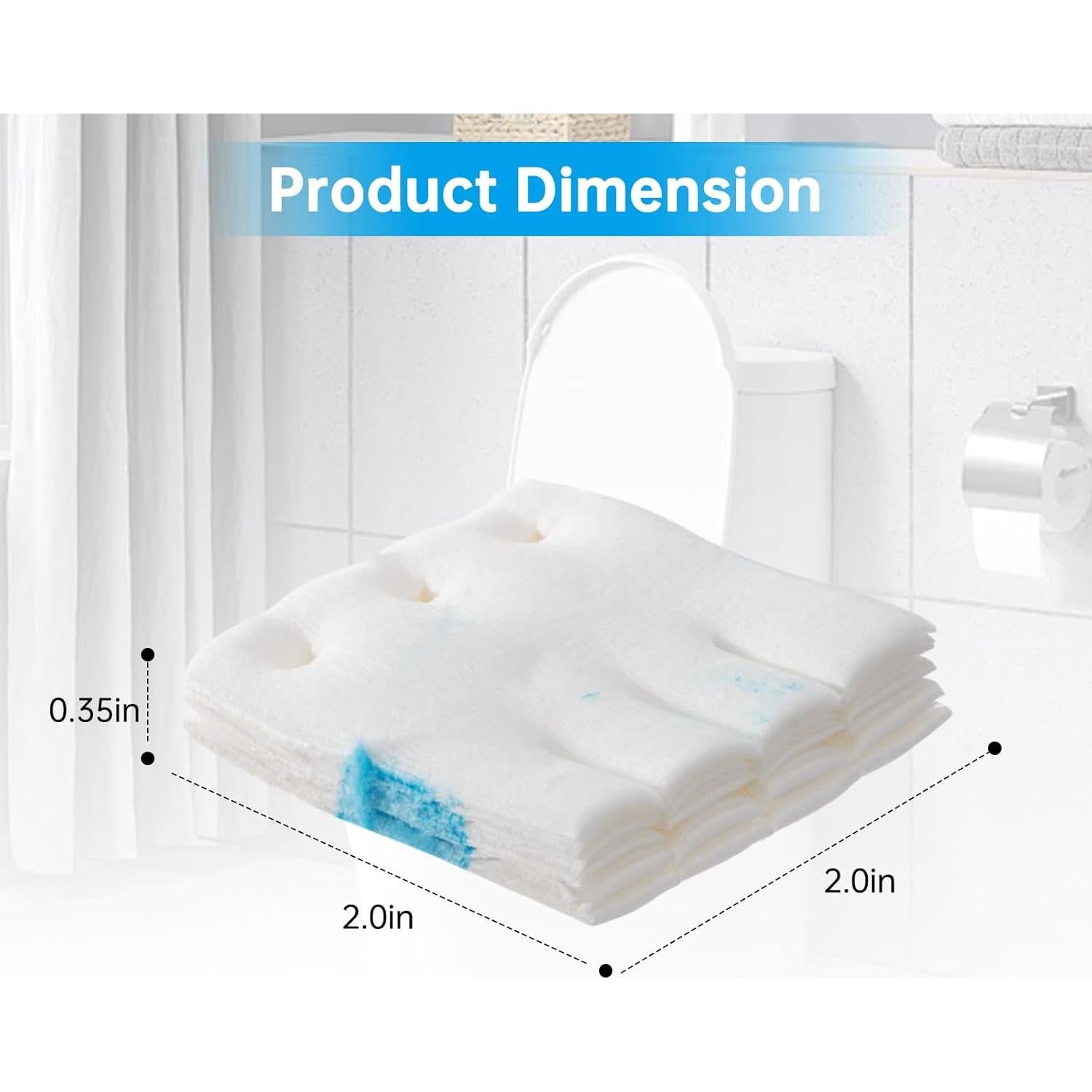 Recargas Desechables para Cepillo de Inodoro Ajrwiiy - 24 Unidades