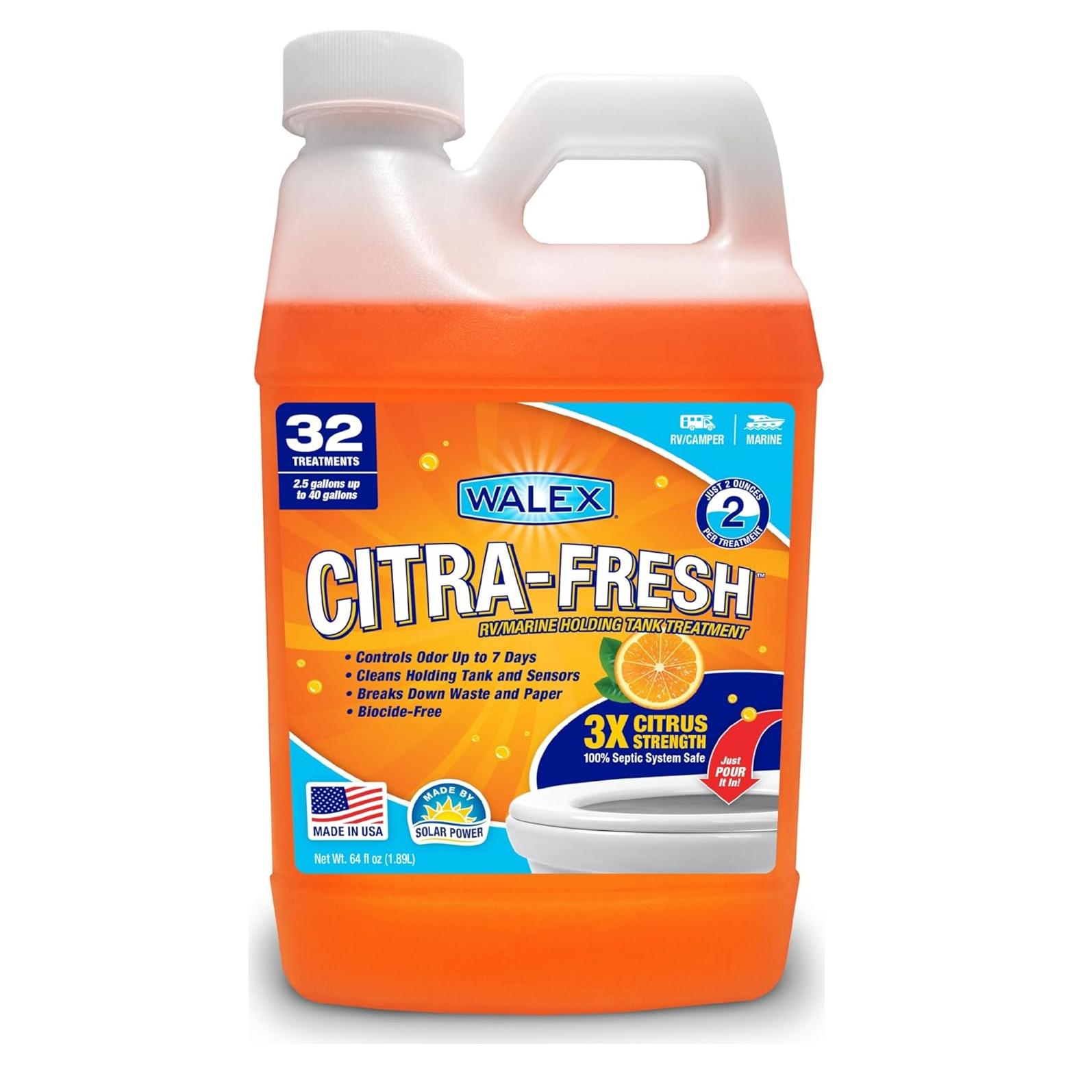 Desodorante Líquido para Tanques Walex Citra-Fresh 1.89L