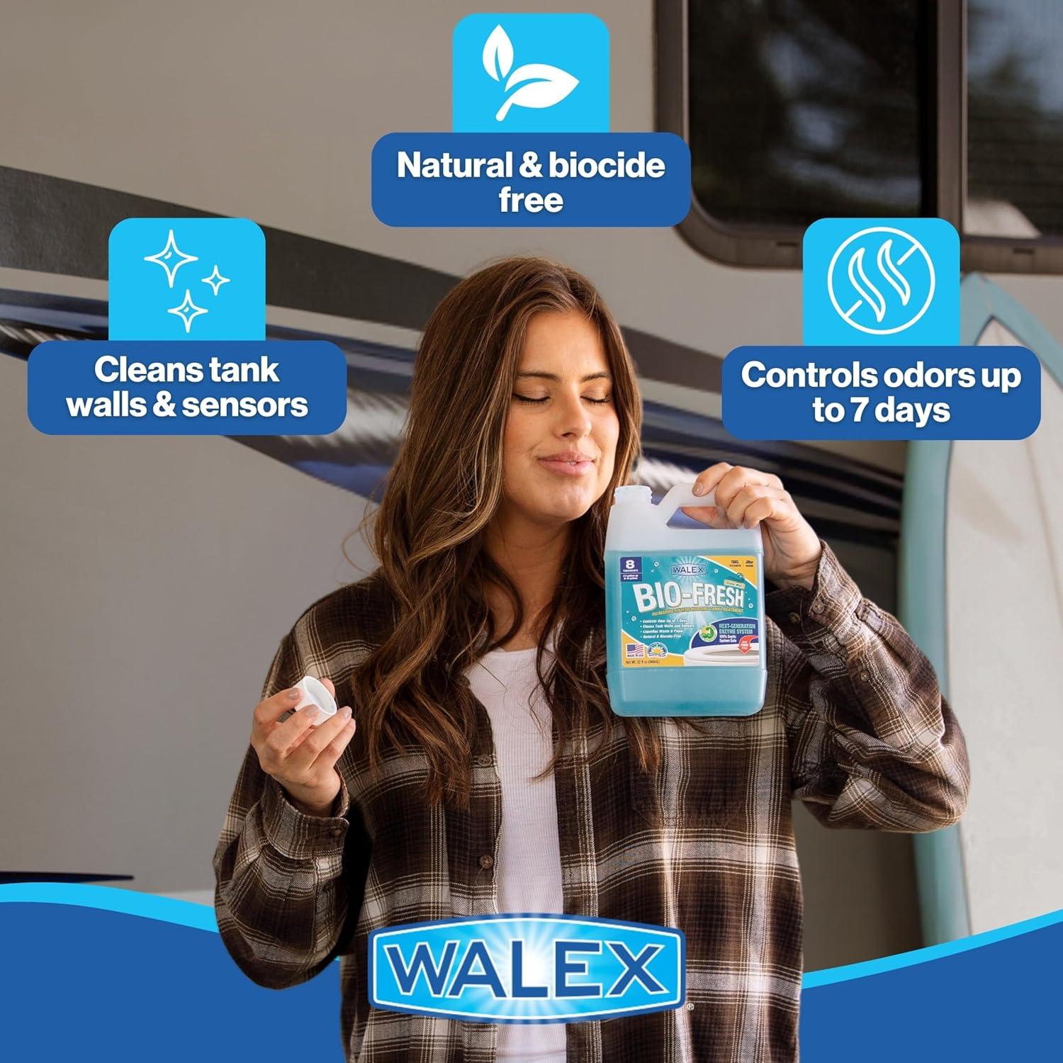 Desodorante Líquido Enzimático Walex Bio-Fresh 64oz Brisa Oceánica