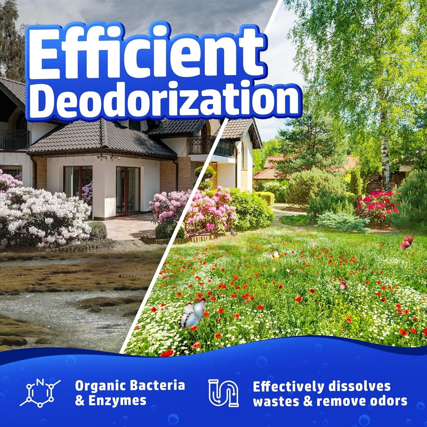 Tratamiento de Tanque Séptico Vacplus - 24 Paquetes Biodegradables