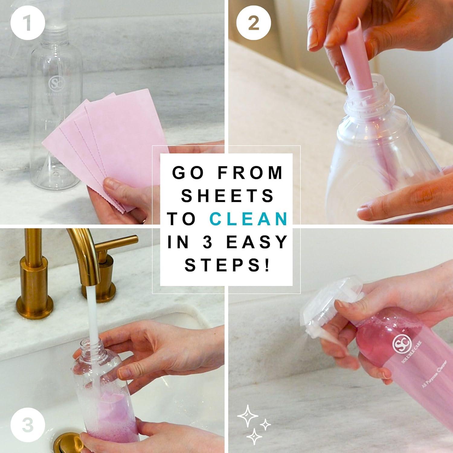 Hojas de Limpieza Ecológicas Soluble Care - 10 Unidades