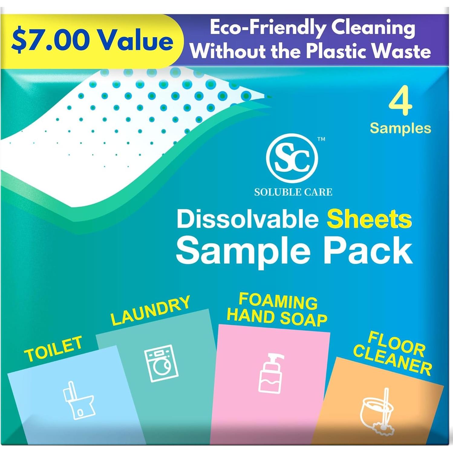 Hojas de Limpieza Ecológicas Soluble Care - 10 Unidades