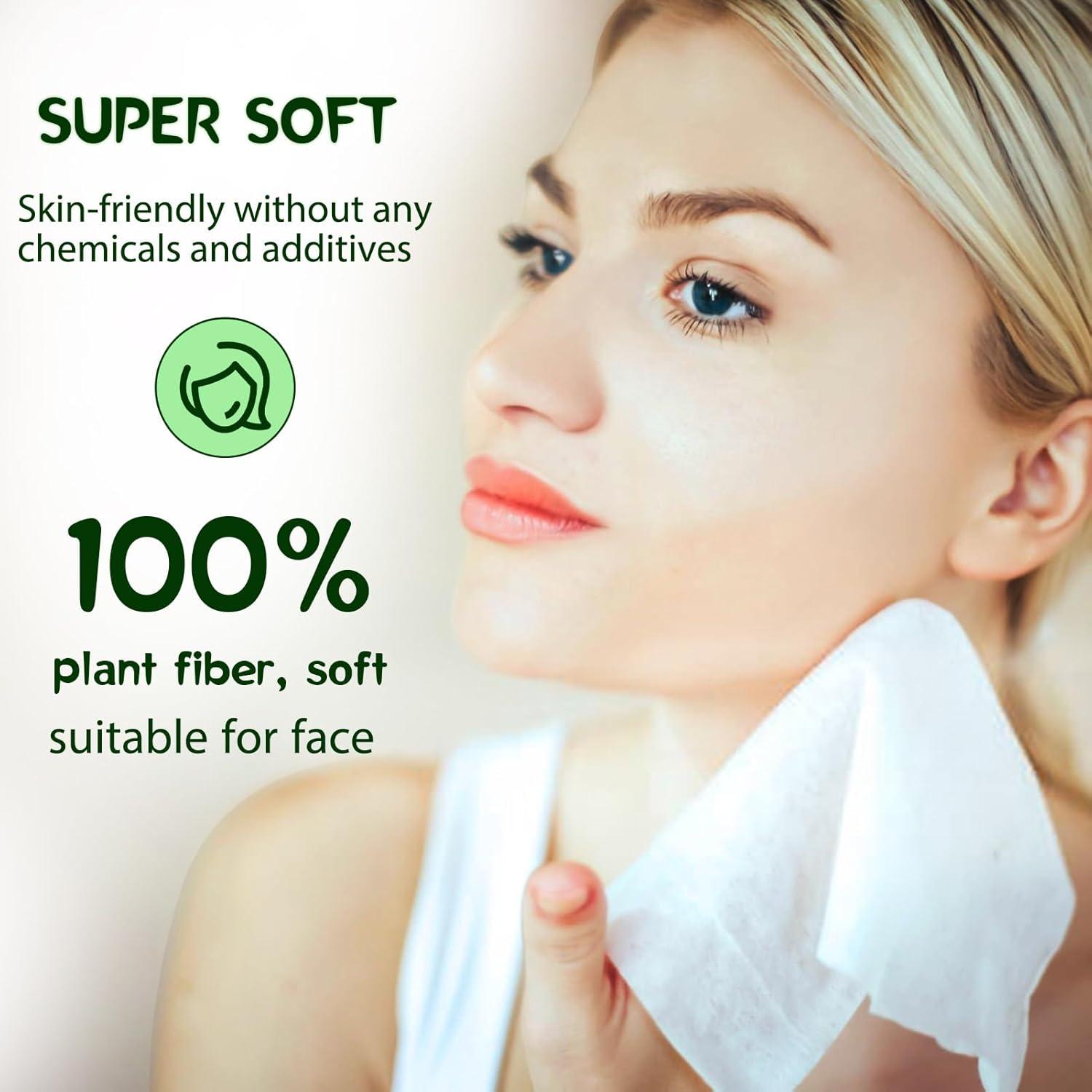 Toallas Desechables Comprimidas Fancyou 500 PCS Algodón 100%