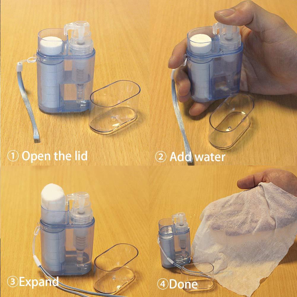 Toallas Comprimidas Biodegradables GLOYY 500 Unidades 22.4x24.1cm