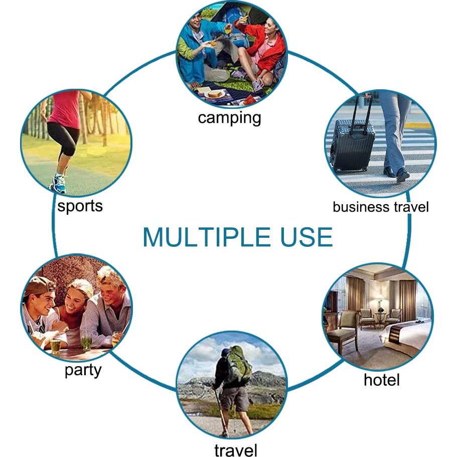 Toallas Comprimidas Biodegradables GLOYY 500 Unidades 22.4x24.1cm