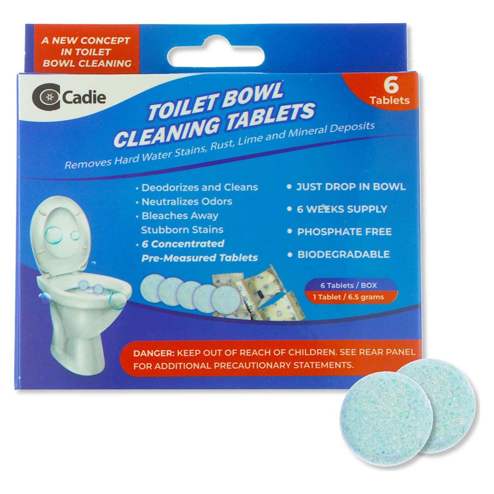Tabletas de Limpieza para Inodoro Cadie - 6 Bloques Ecológicos