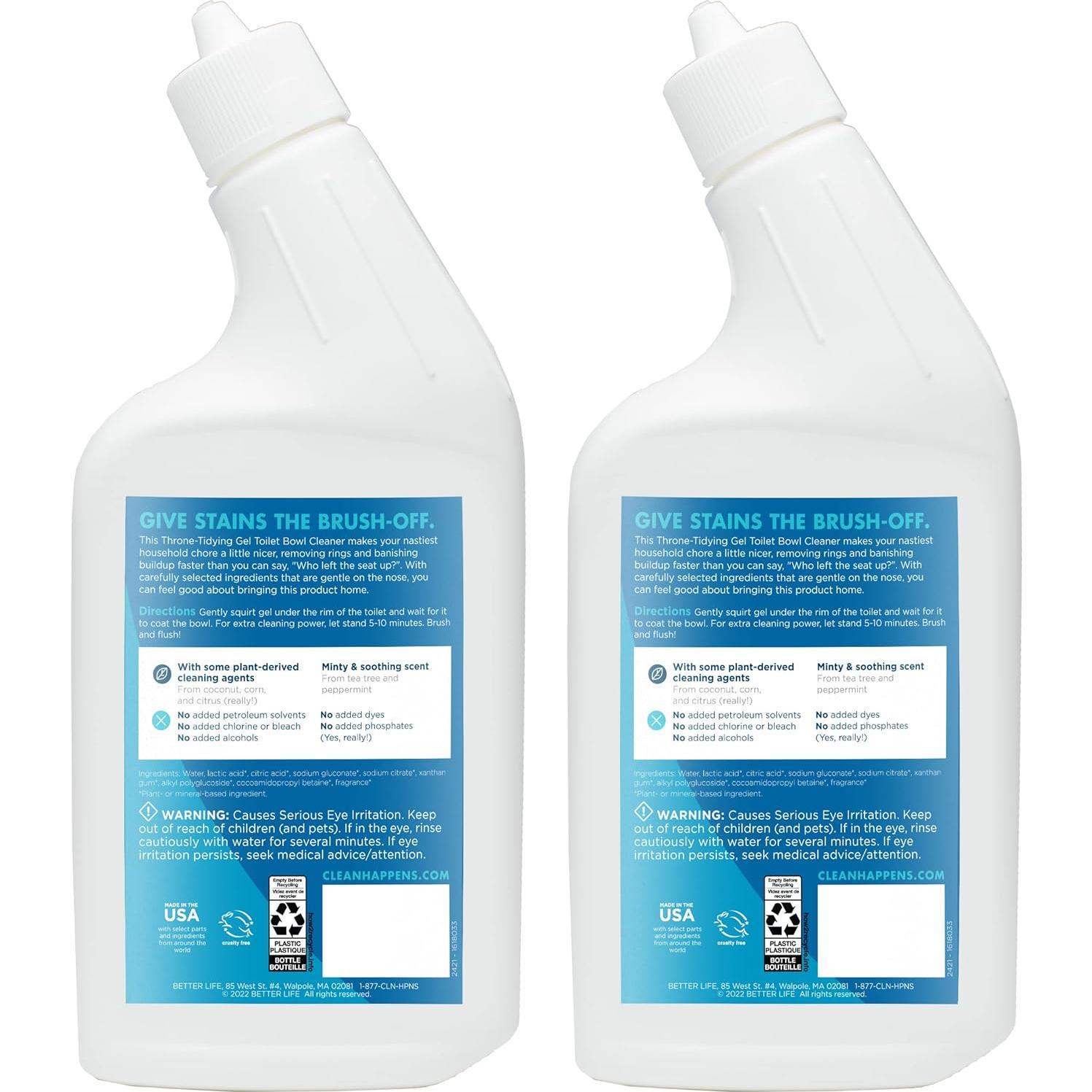 Limpiador de Inodoro Natural Better Life 2x24 Oz Eucalipto y Menta