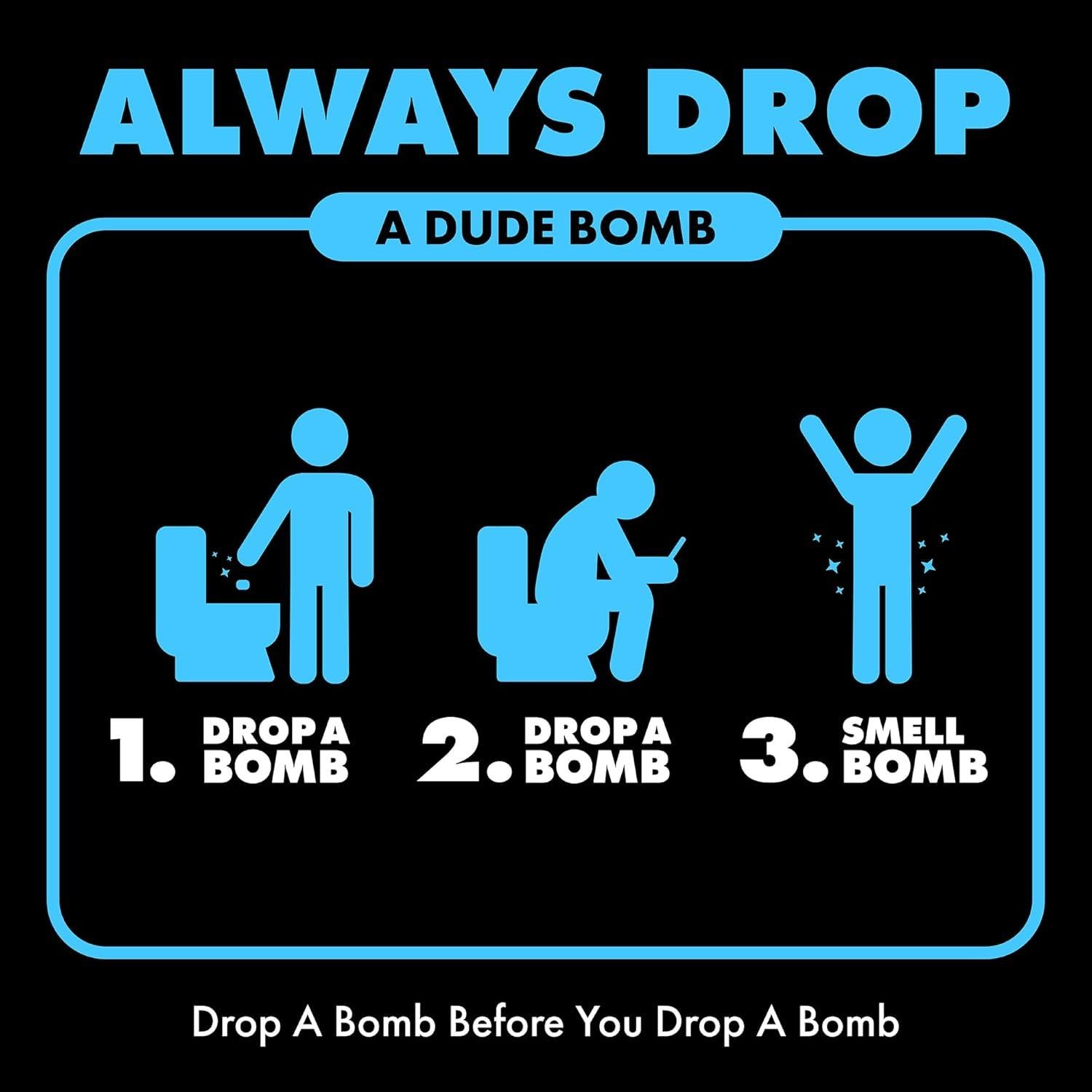 DUDE Bombas Eliminador de Olores Inodoro 40 Cápsulas Aroma Fresco