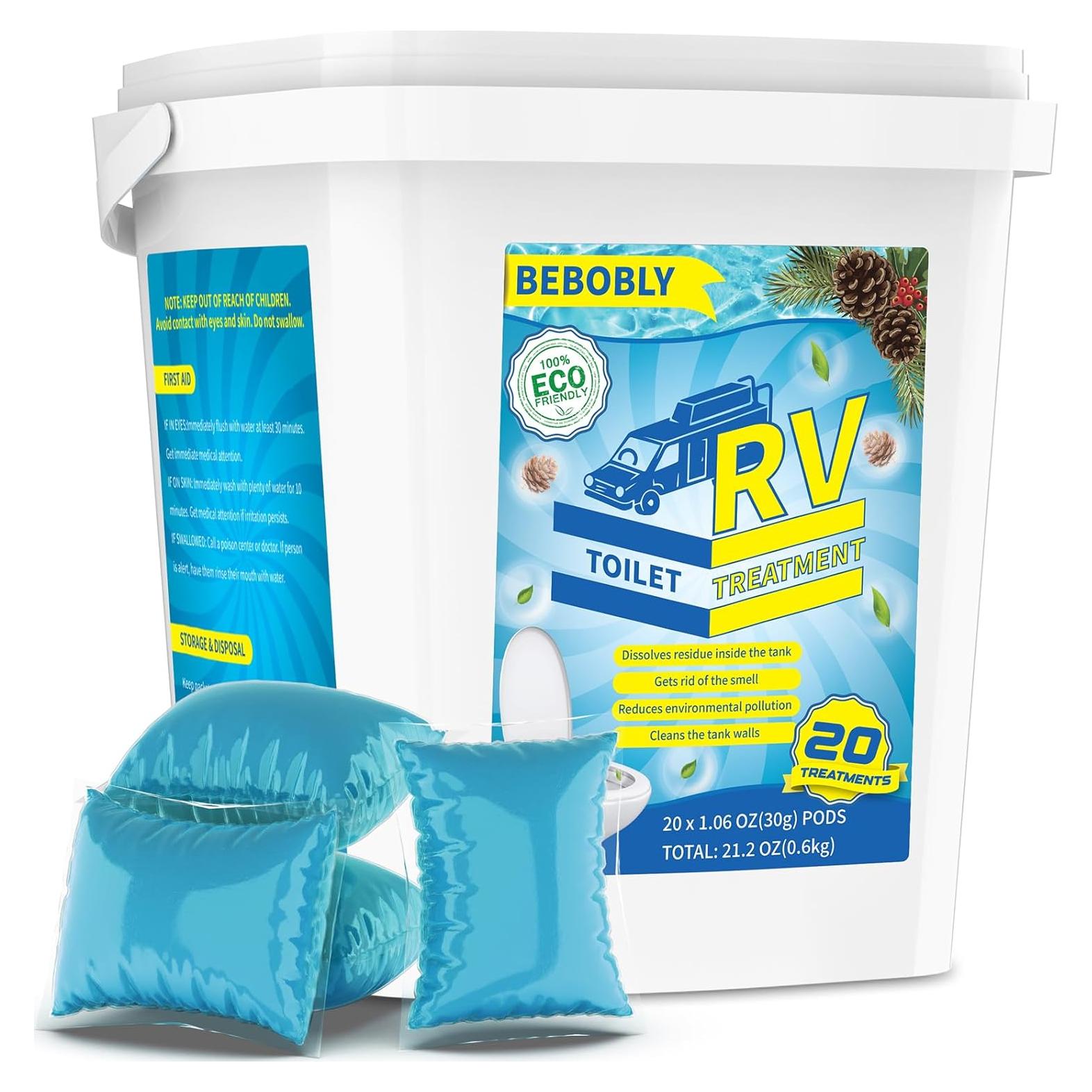 Limpiador de Tanques Sépticos BEBOBLY 20 Paquete Madera de Pino