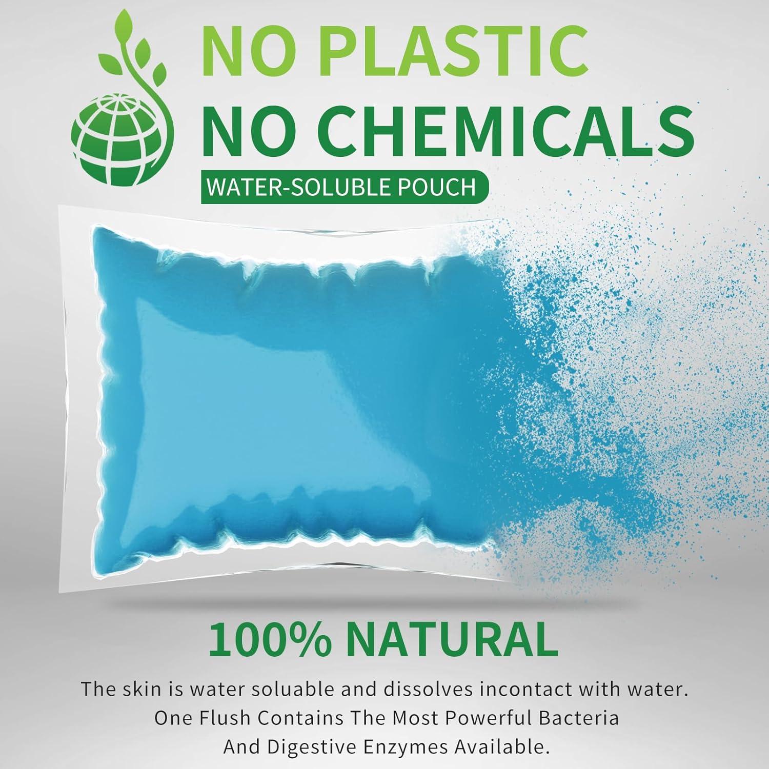 Limpiador de Tanques Sépticos BEBOBLY 20 Paquete Madera de Pino