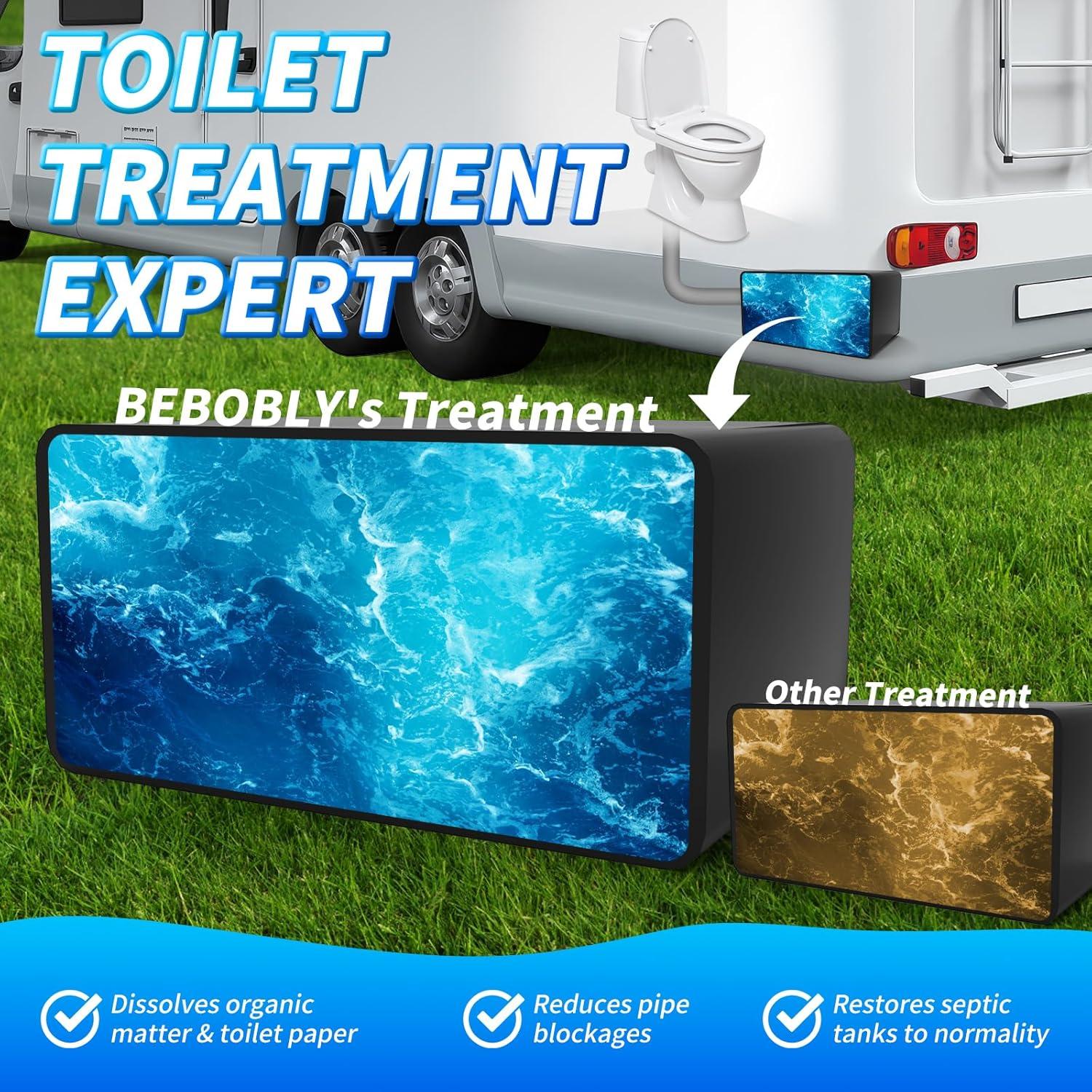 Limpiador de Tanques Sépticos BEBOBLY 20 Paquete Madera de Pino