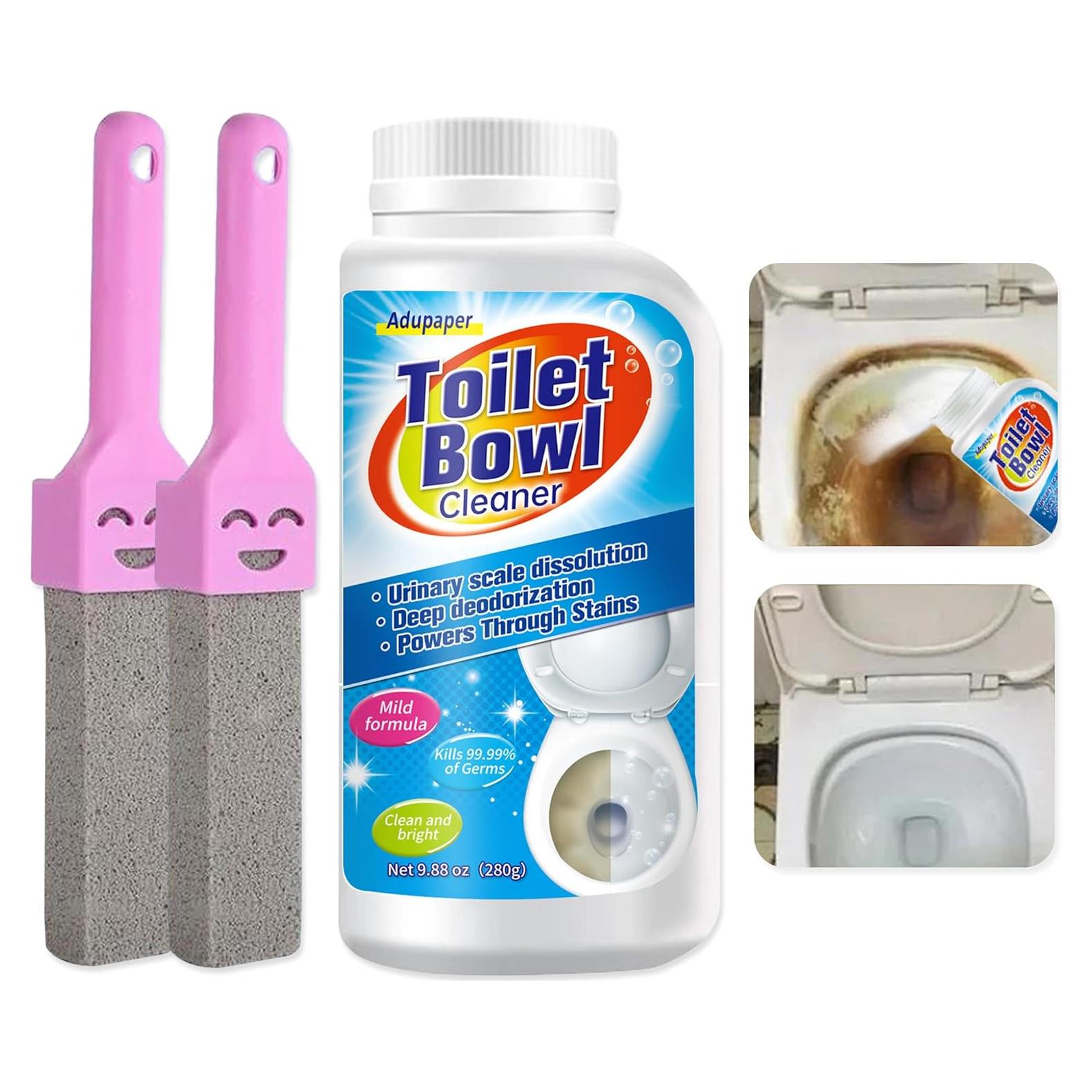 Piedra Pómez para Limpieza de Inodoros ADUPAPER - 2 Piezas