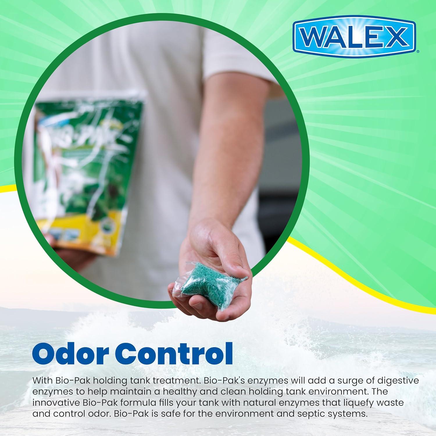 Desodorante Enzimático Walex Bio-Pak para Tanques Negros 10 Unidades