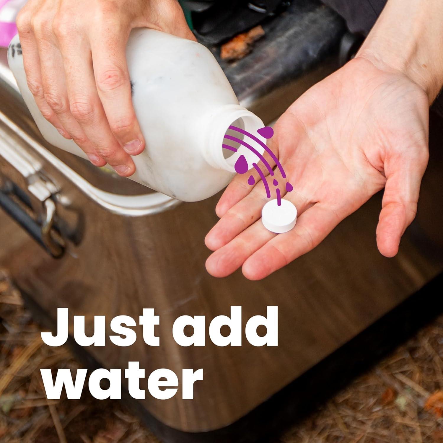 Toallitas de baño PACT 100 unidades compostables para acampar