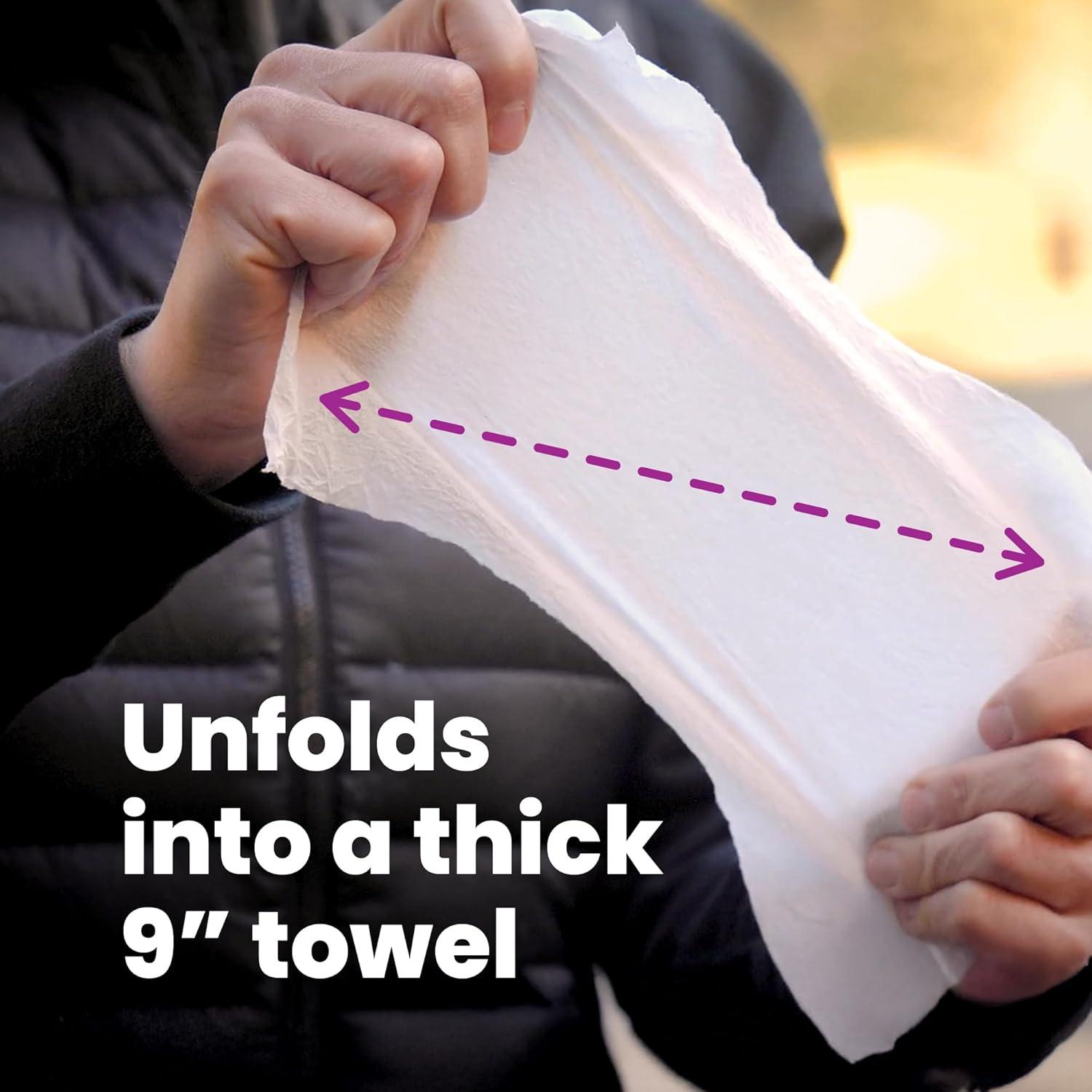 Toallitas de baño PACT 100 unidades compostables para acampar