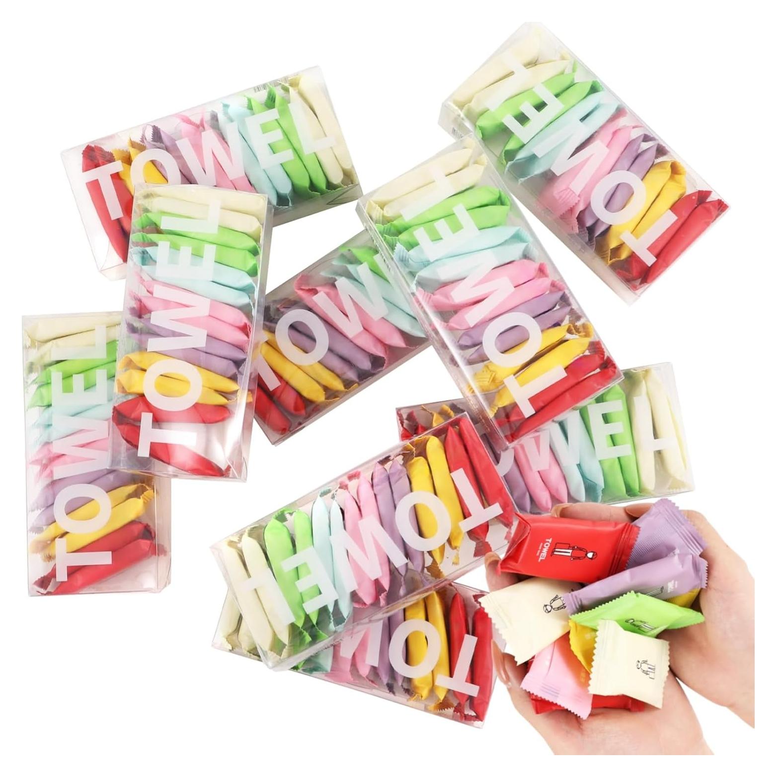 Paquete de 140 Toallas Comprimidas OMISTAR 30x24 cm