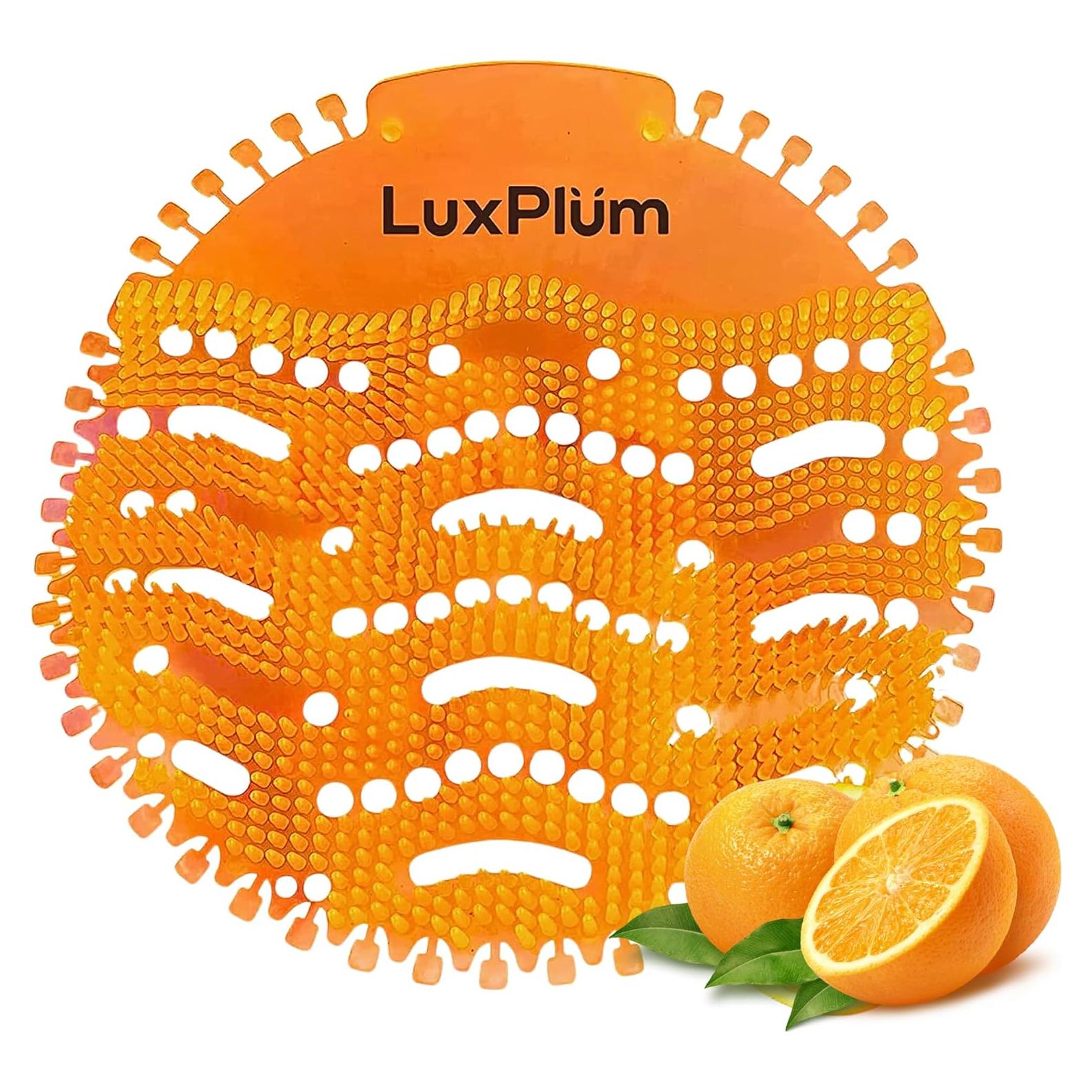 Desodorante de Pantallas de Urinal LuxPlum 10 Paquete Aroma Naranja