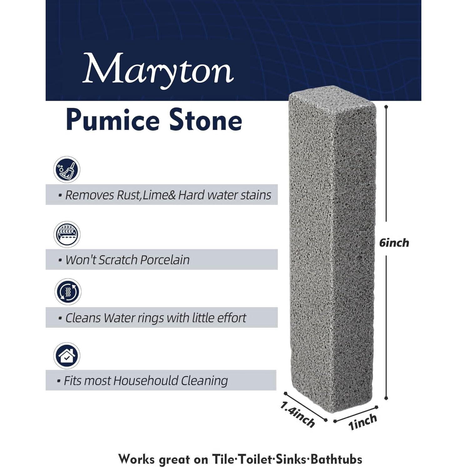 Piedra Pómez Maryton para Limpieza de Inodoros - 16 Piezas