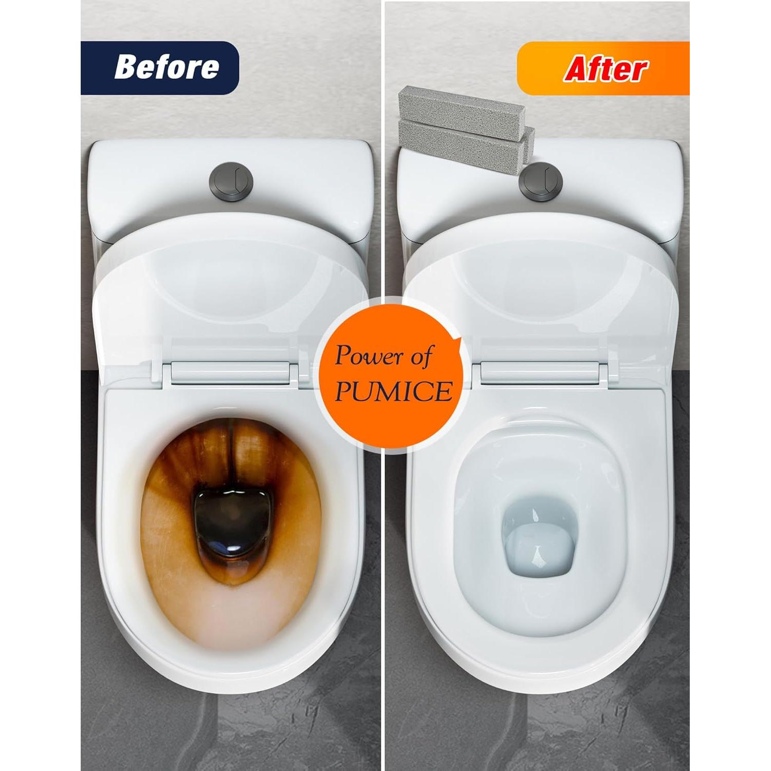 Piedra Pómez Maryton para Limpieza de Inodoros - 16 Piezas