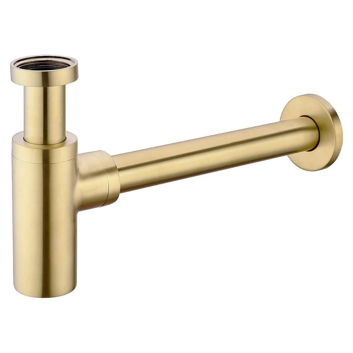 Trampa P de Botella TRUSTMI de Latón Oro Cepillado 13.5-21.6 cm