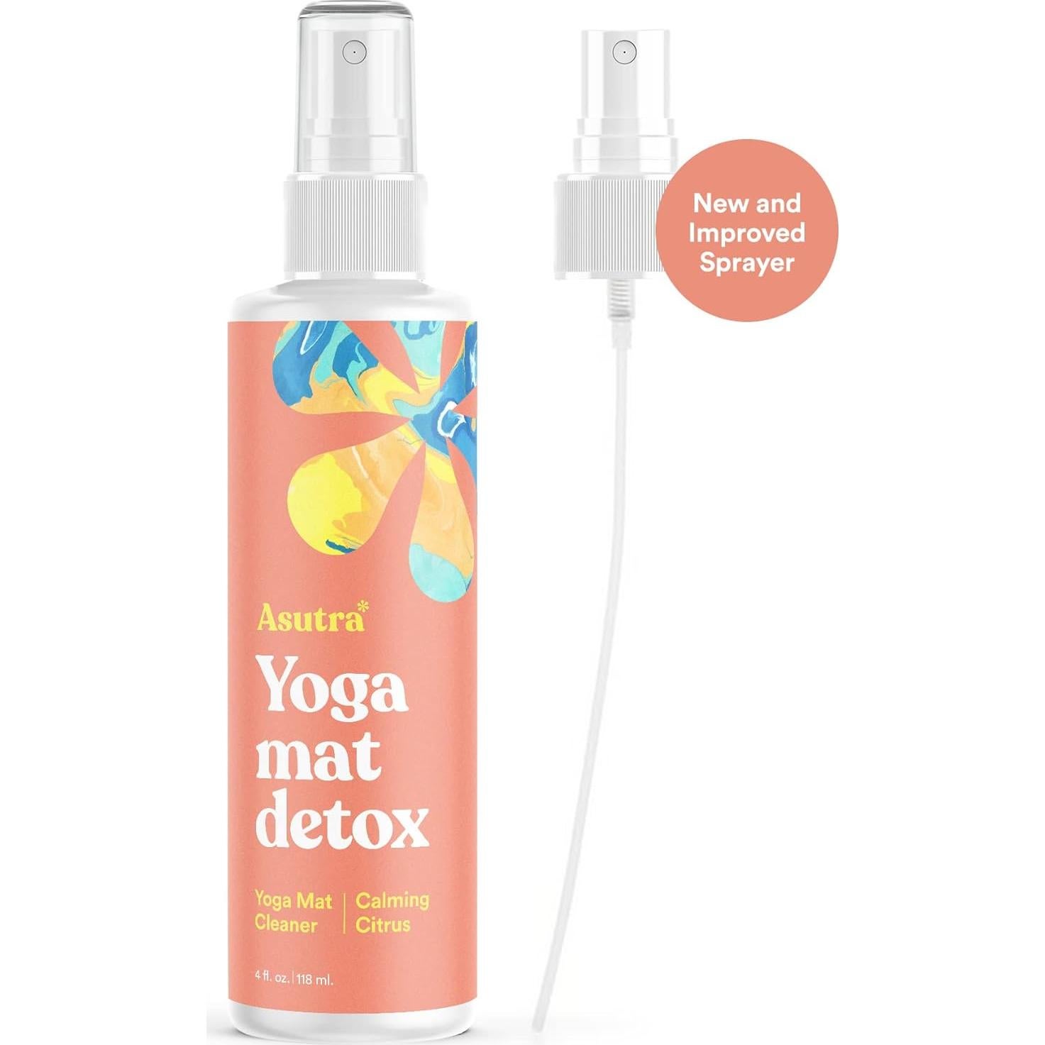 Limpiador de Esteras de Yoga ASUTRA 118 ml - Aroma Cítricos Calmantes