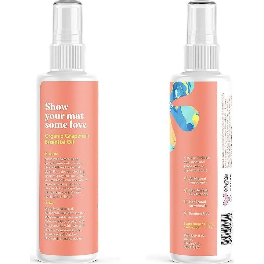 Limpiador de Esteras de Yoga ASUTRA 118 ml - Aroma Cítricos Calmantes