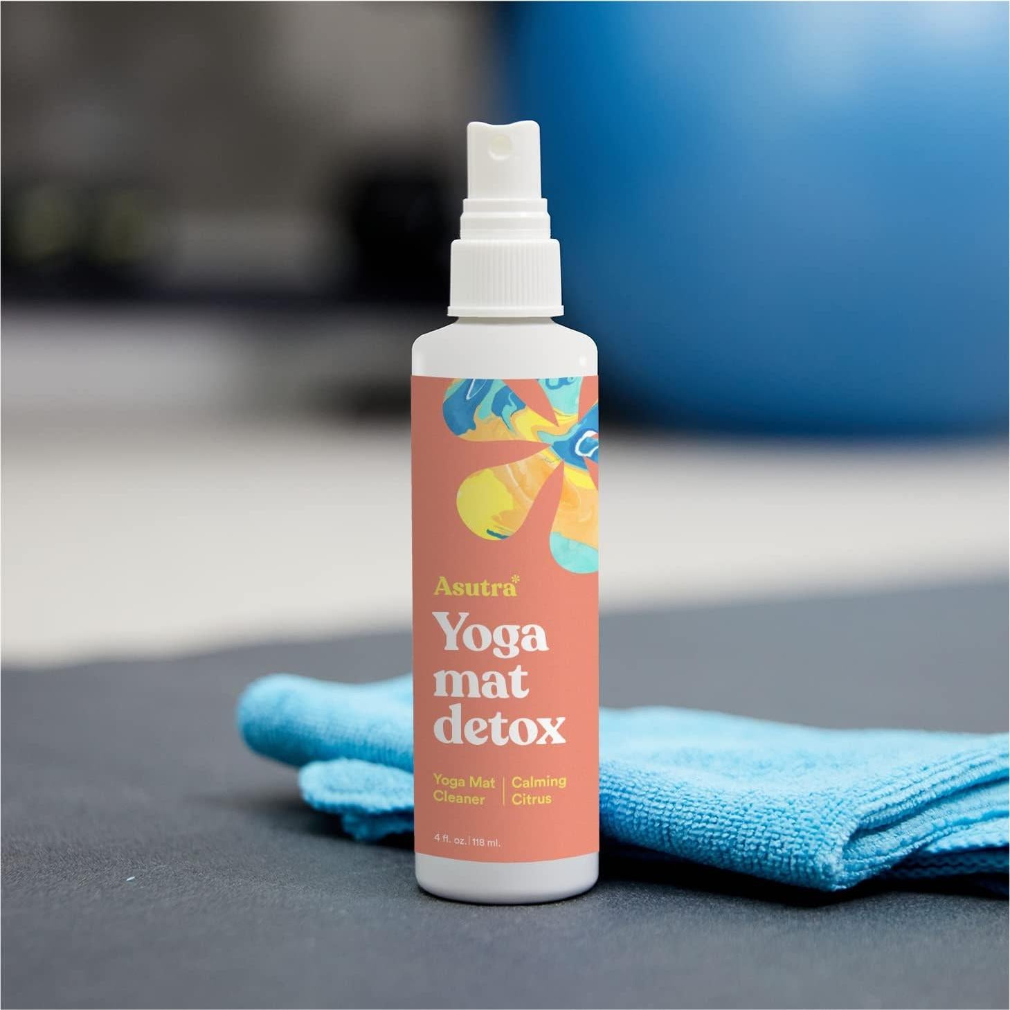 Limpiador de Esteras de Yoga ASUTRA 118 ml - Aroma Cítricos Calmantes